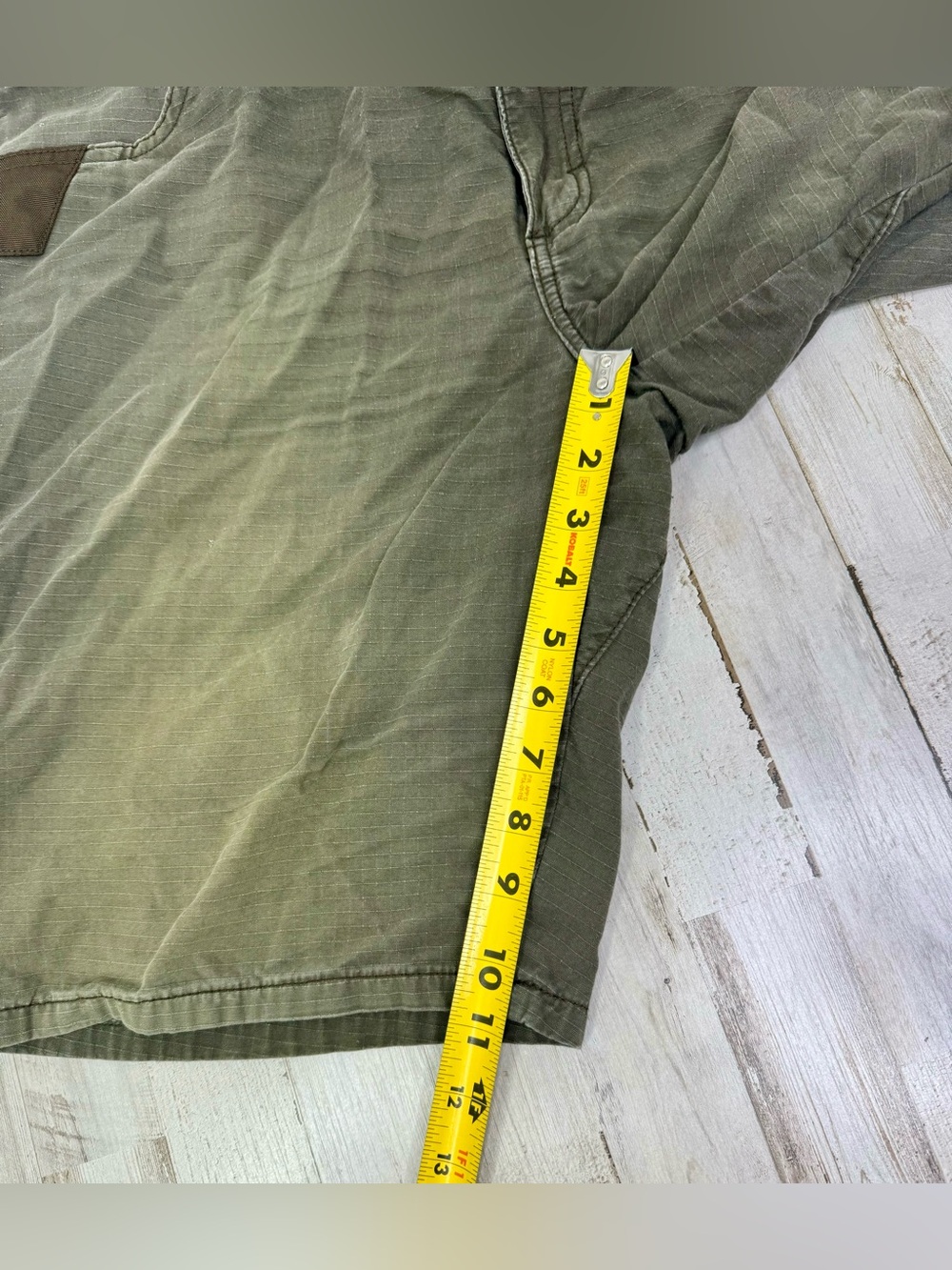 Wrangler Workwear Shorts Mens 40 Green Utility Canvas Hike Workwear - Picture 7 of 10
